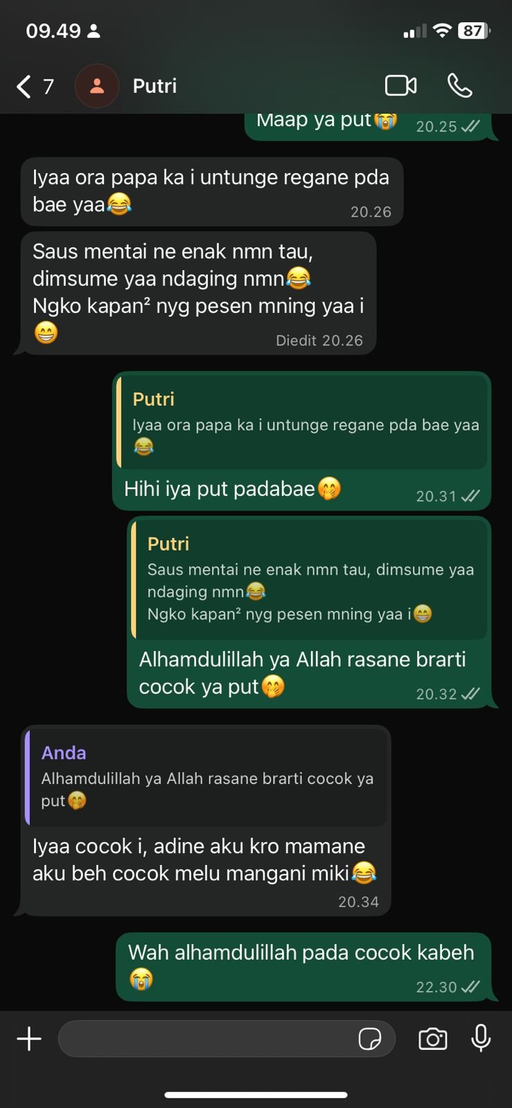 Testimoni Dimsum NUNA