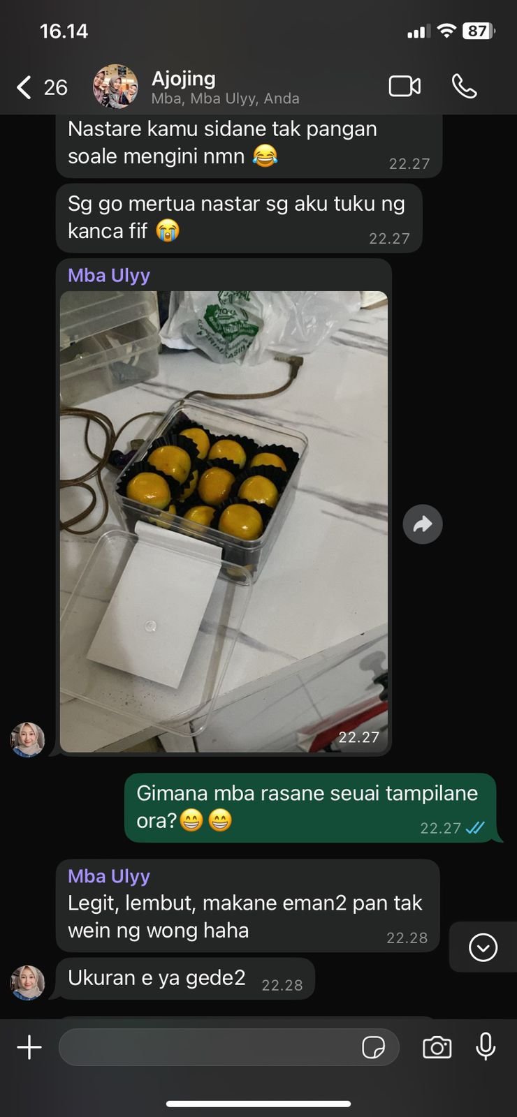 Testimoni Kue Kering